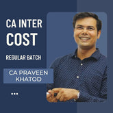 CA Inter Cost & Management Accounting Regular Batch By CA Praveen Khatod | For Jan 26 & May 26 Exams
